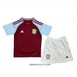 Camiseta Primera Aston Villa 2024-2025 Nino