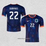 Camiseta Segunda Paises Bajos Jugador Dumfries 2024