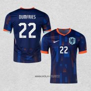 Camiseta Segunda Paises Bajos Jugador Dumfries 2024