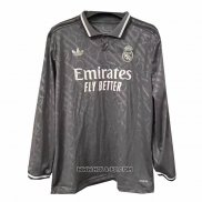 Camiseta Tercera Real Madrid 2024-2025 Manga Larga