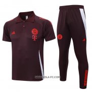 Conjunto Polo del Bayern Munich 2024-2025 Rojo