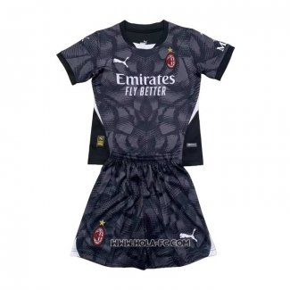 Camiseta Primera AC Milan Portero 2024-2025 Nino