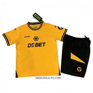 Camiseta Primera Wolves 2024-2025 Nino