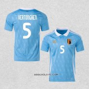 Camiseta Segunda Belgica Jugador Vertonghen 2024