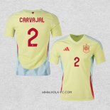 Camiseta Segunda Espana Jugador Carvajal 2024