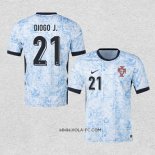 Camiseta Segunda Portugal Jugador Diogo J. 2024