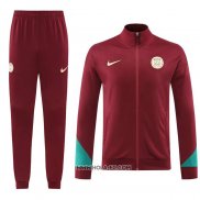 Chandal de Chaqueta del Paris Saint-Germain 2024-2025 Rojo