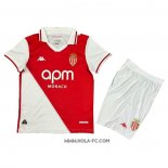 Camiseta Primera Monaco 2024-2025 Nino