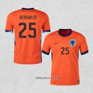 Camiseta Primera Paises Bajos Jugador Bergwijn 2024