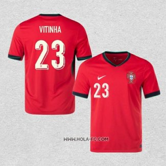 Camiseta Primera Portugal Jugador Vitinha 2024