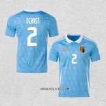 Camiseta Segunda Belgica Jugador Debast 2024