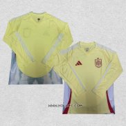 Camiseta Segunda Espana 2024 Manga Larga