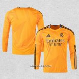 Camiseta Segunda Real Madrid 2024-2025 Manga Larga