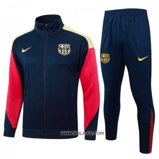 Chandal de Chaqueta del Barcelona 2024-2025 Azul