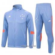 Chandal de Chaqueta del Cruzeiro 2024-2025 Gris