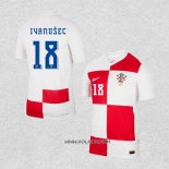 Camiseta Primera Croacia Jugador Ivanusec 2024