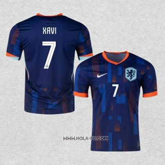 Camiseta Segunda Paises Bajos Jugador Xavi 2024