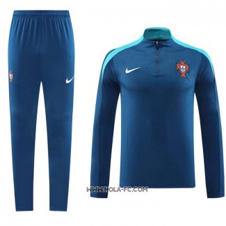 Chandal de Sudadera del Portugal 2024-2025 Azul