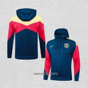 Chaqueta con Capucha del Barcelona 2024-2025 Azul