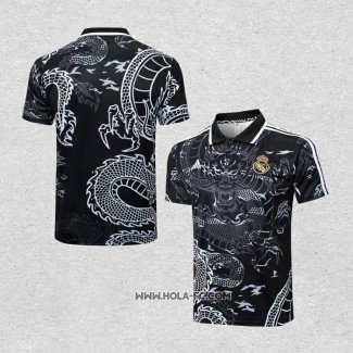 Camiseta Polo del Real Madrid Dragon 2024-2025 Negro