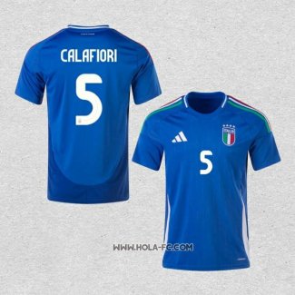 Camiseta Primera Italia Jugador Calafiori 2024-2025