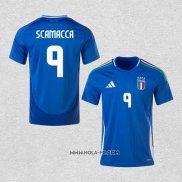 Camiseta Primera Italia Jugador Scamacca 2024-2025