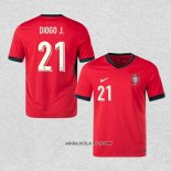 Camiseta Primera Portugal Jugador Diogo J. 2024