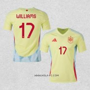 Camiseta Segunda Espana Jugador Williams 2024